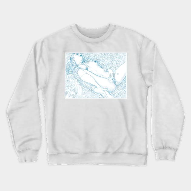 asc 1081_La rose douce (As soft as rose petals) Crewneck Sweatshirt by apolloniasaintclair